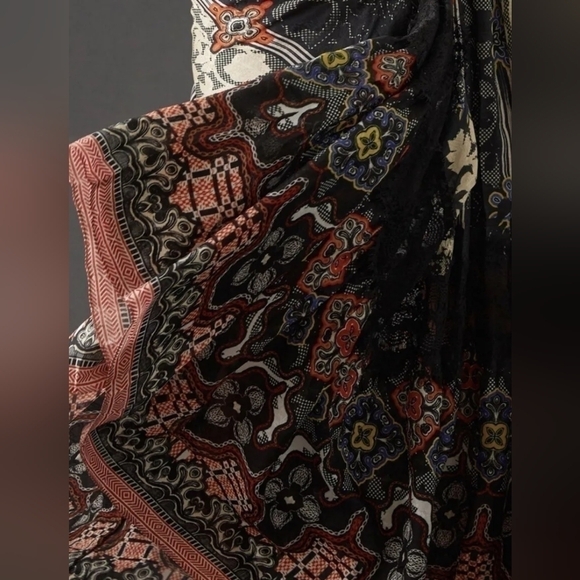 NWOT Anthropologie BHANUNI by JYOTI Tiered Maxi Dress Size 2P - Picture 2 of 7